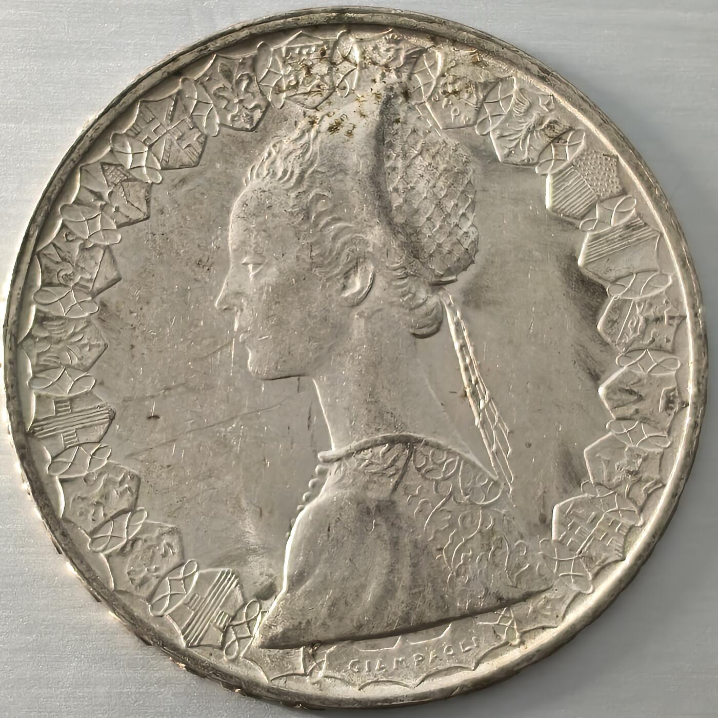 Krab外币市集Vol.17 意大利1966年500里拉银币