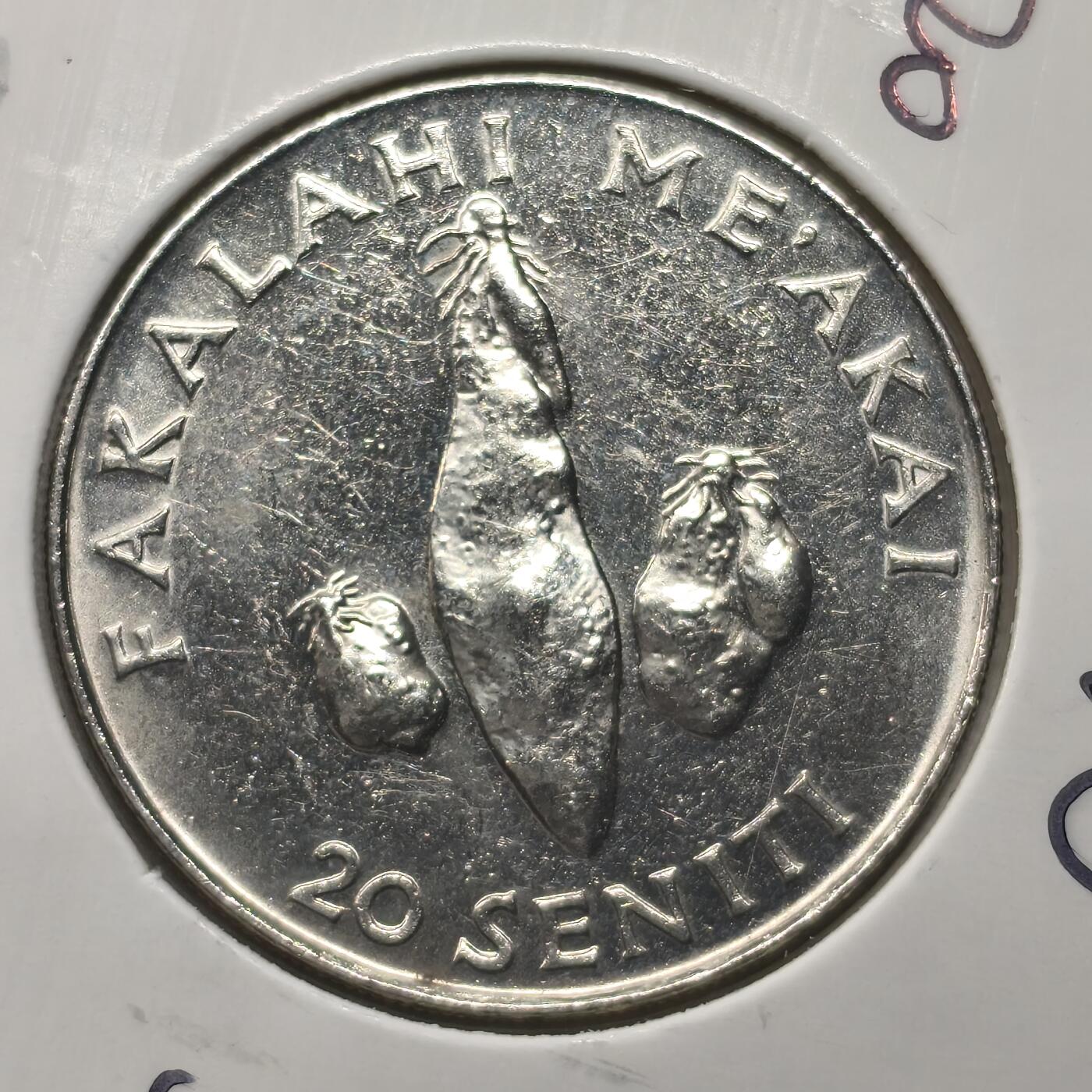 Krab外币市集Vol.17 汤加2002年20分FAO