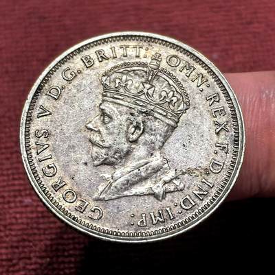 南宋泉阁俄币 外币 国币 专场第十四期【送拍无额外佣金】 - 英国 英属澳大利亚 1927年 乔治五世1弗洛林银币 纪念款 原味好品