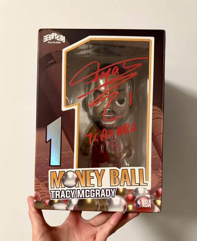 零元拍：‌  特雷西-麦克格雷迪！t-mac! 麦迪亲签王牌化身MoneyBall休斯顿火箭版本（三个版本陆续上拍），7×All NBA别注！中娃篮球手办 - 零元拍：‌  特雷西-麦克格雷迪！t-mac! 麦迪亲签王牌化身MoneyBall休斯顿火箭版本（三个版本陆续上拍），7×All NBA别注！中娃篮球手办