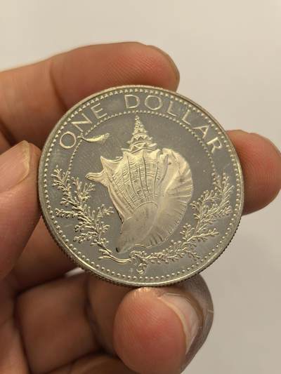 博洋堂世界钱币拍卖第129期（全场包邮） 巴哈马1974年精铸1元