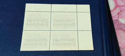 德国邮票专场，都是四方联 德国邮票四方连，1963年发行，海德堡教义问答手册，品相如图