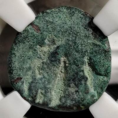 希腊罗马丝路打制币化石【中外钱币放漏】专场！陆小鱼的钱币仓，限时拍卖第068场 - 贵霜-萨珊  婆薮提婆一世铜币