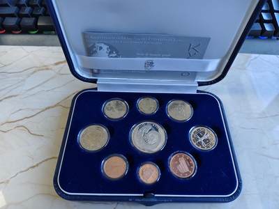 第165期拍卖【长期征集拍品】 - 意大利2007年京都议定书精制套币含银币，925银，发行5500套，18克