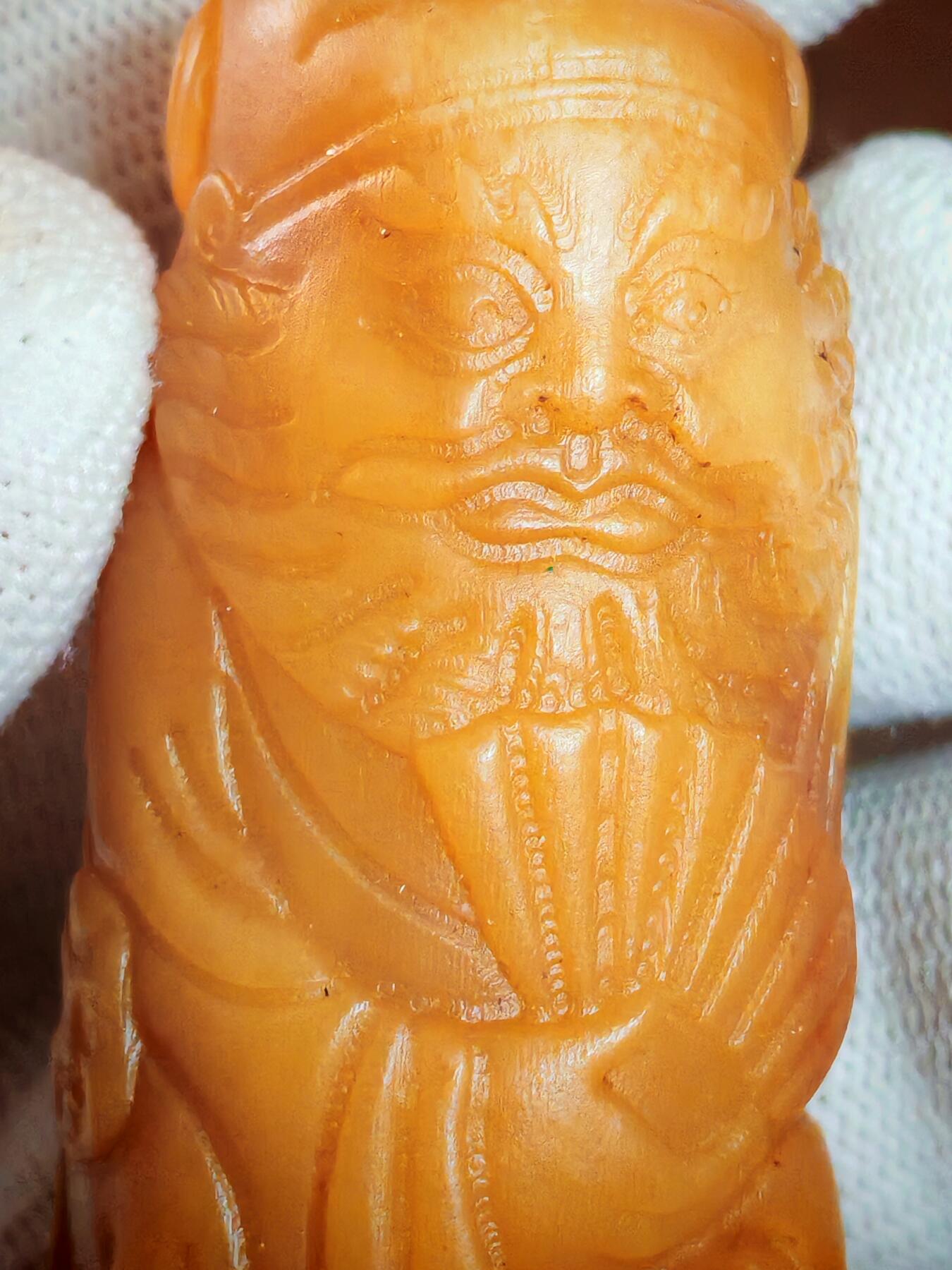 ❤️精工驼骨满工钟馗手把件(33012)尺寸55*27mm