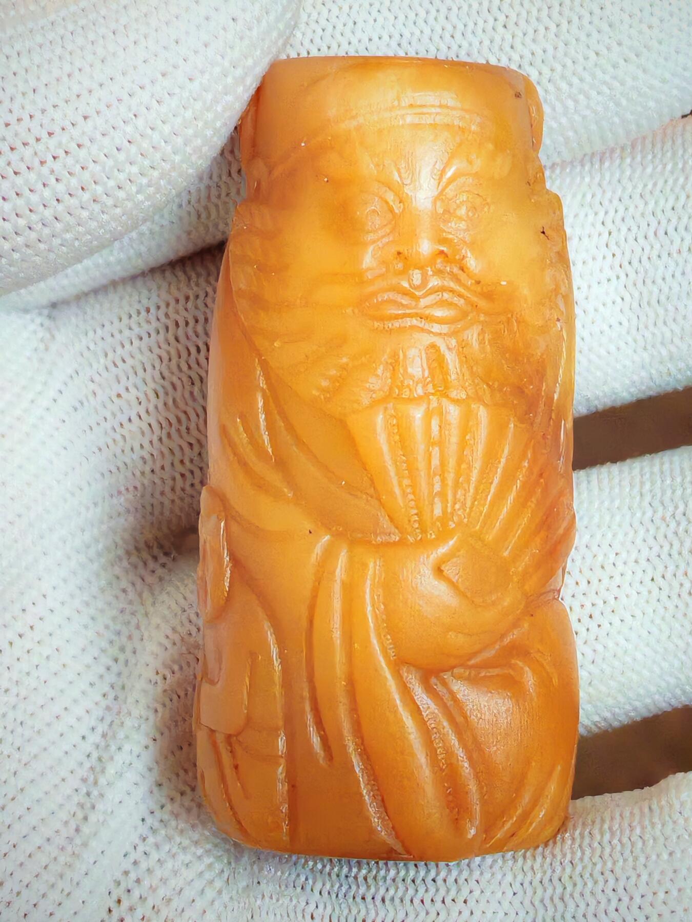 ❤️精工驼骨满工钟馗手把件(33012)尺寸55*27mm