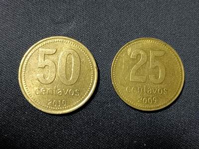 【游宝拍卖】乙巳蛇年52期 周四集拍 - 阿根廷-50分 25分