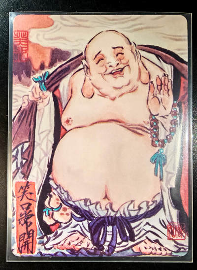 琦卡当当铺  第06期★★忍痛割爱，为红颜★★(分享有奖) 持续收拍品中~更多福利欢迎加群了解 - 燎原文化-雕仙-笑口常开-普卡-1张