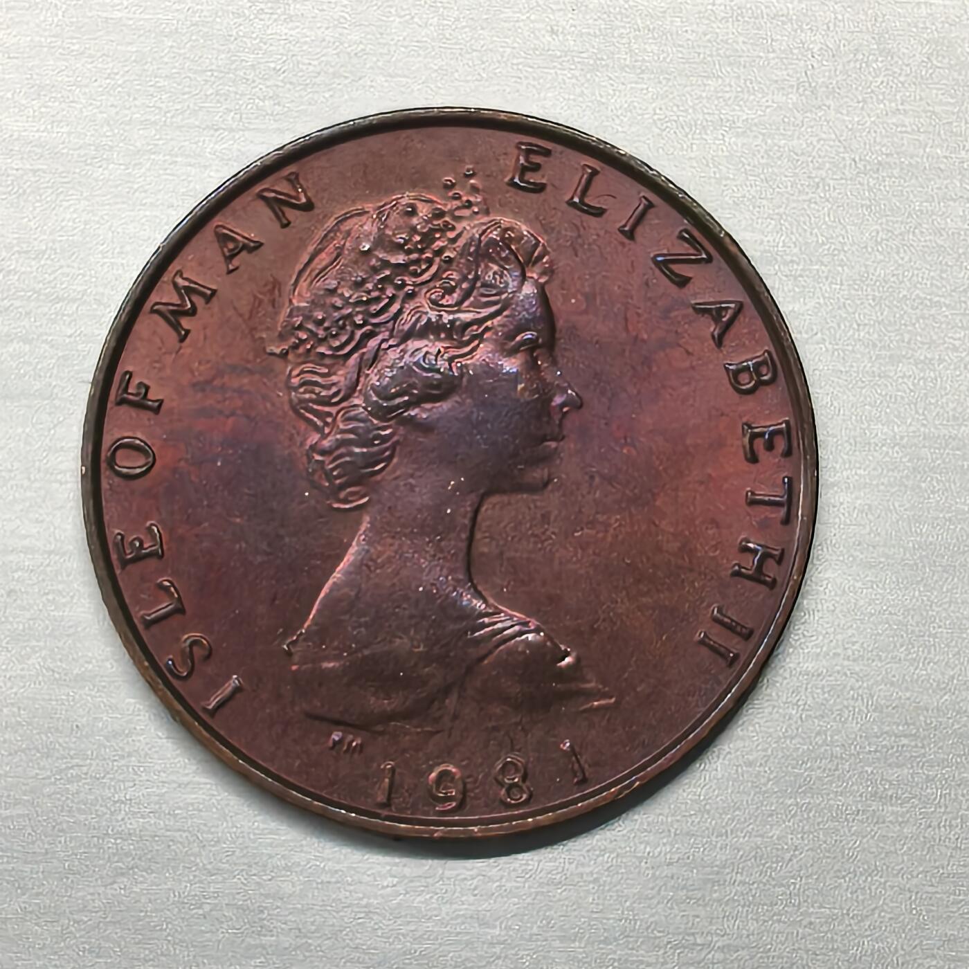 Krab外币市集Vol.17 马恩岛1981年1便士FAO