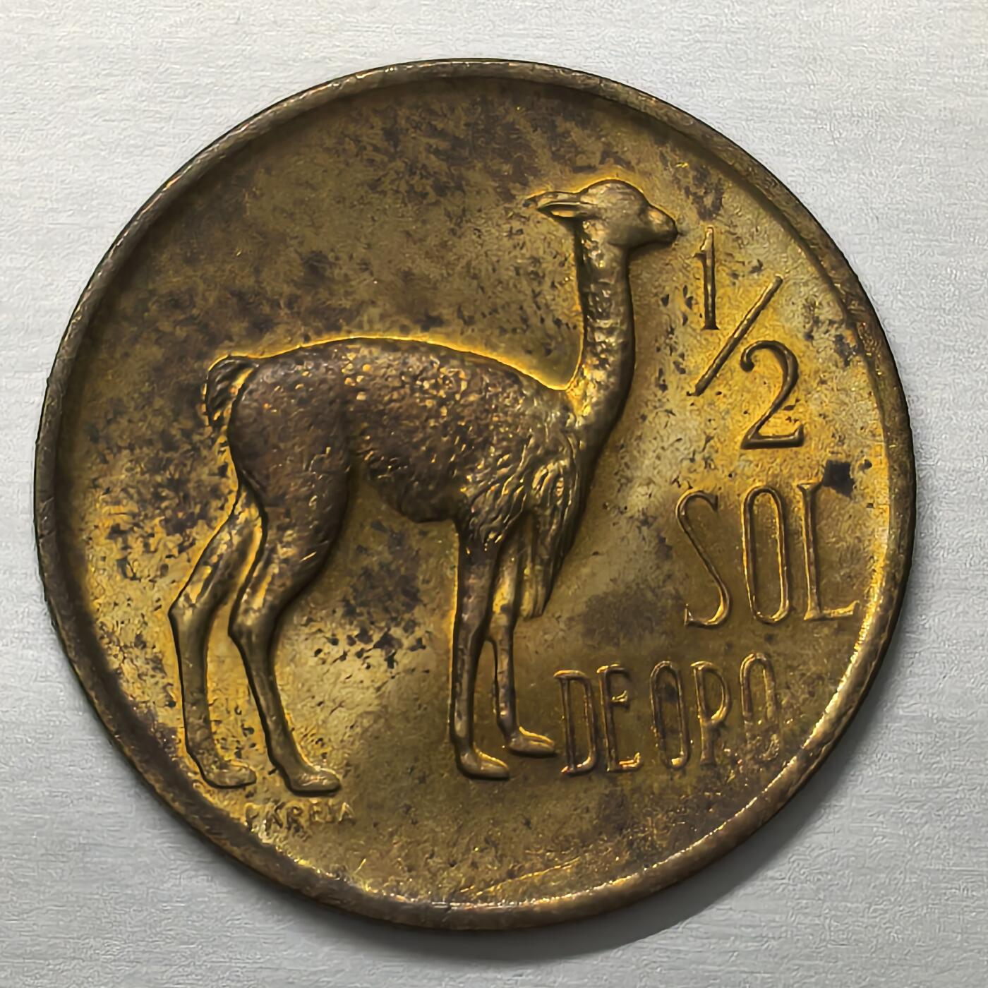 Krab外币市集Vol.17 秘鲁1971年1/2索尔