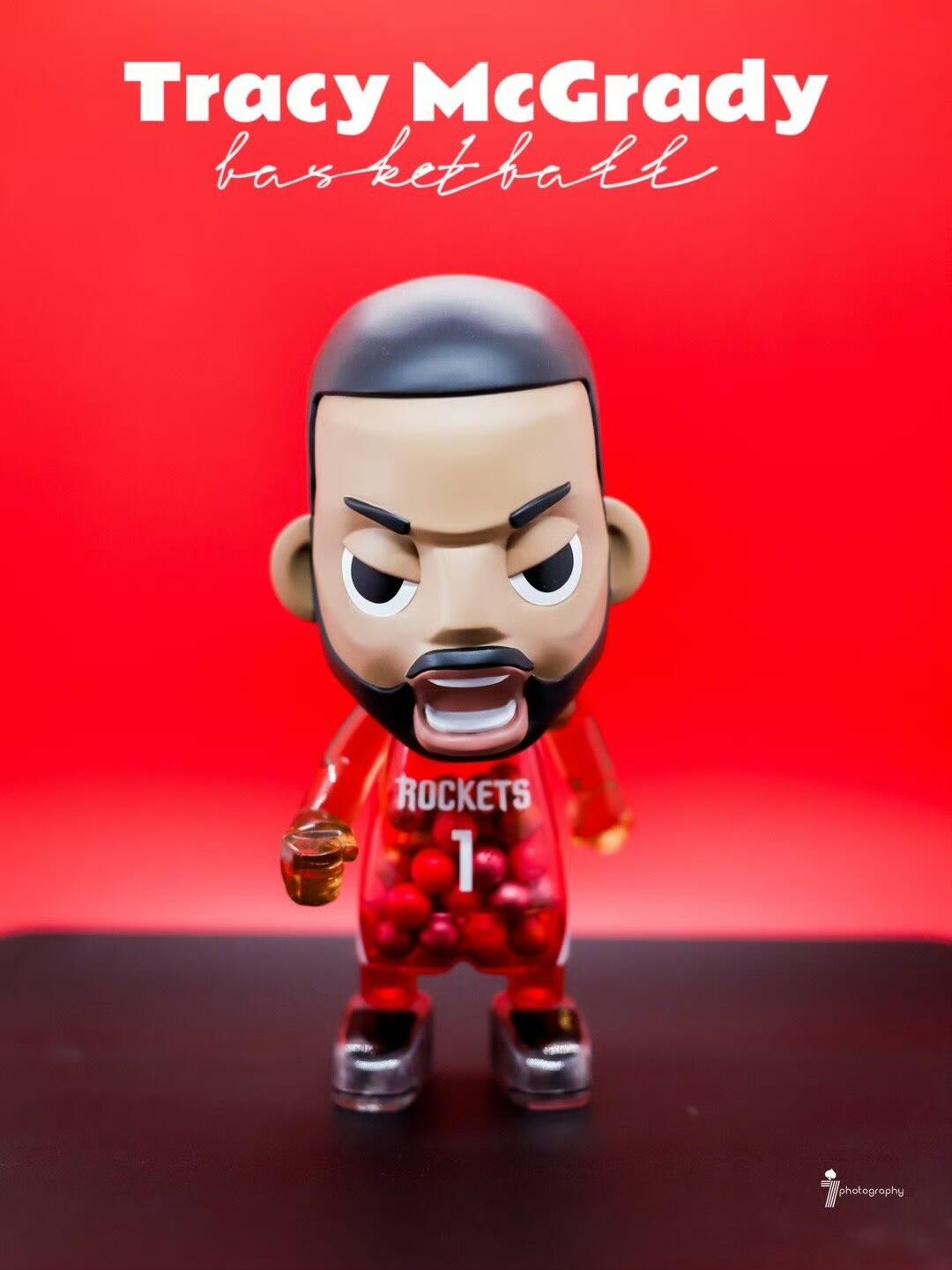 零元拍：‌  特雷西-麦克格雷迪！t-mac! 麦迪亲签王牌化身MoneyBall休斯顿火箭版本（三个版本陆续上拍），7×All NBA别注！中娃篮球手办