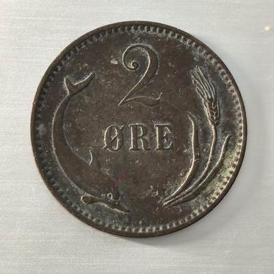 Krab外币市集Vol.17 - 丹麦1906年2欧尔-最后一年