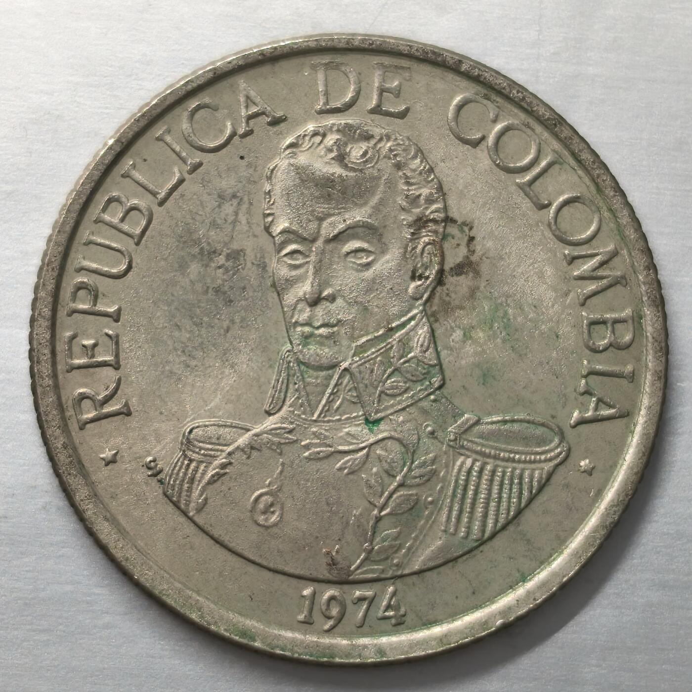 Krab外币市集Vol.17 哥伦比亚1974年1比索