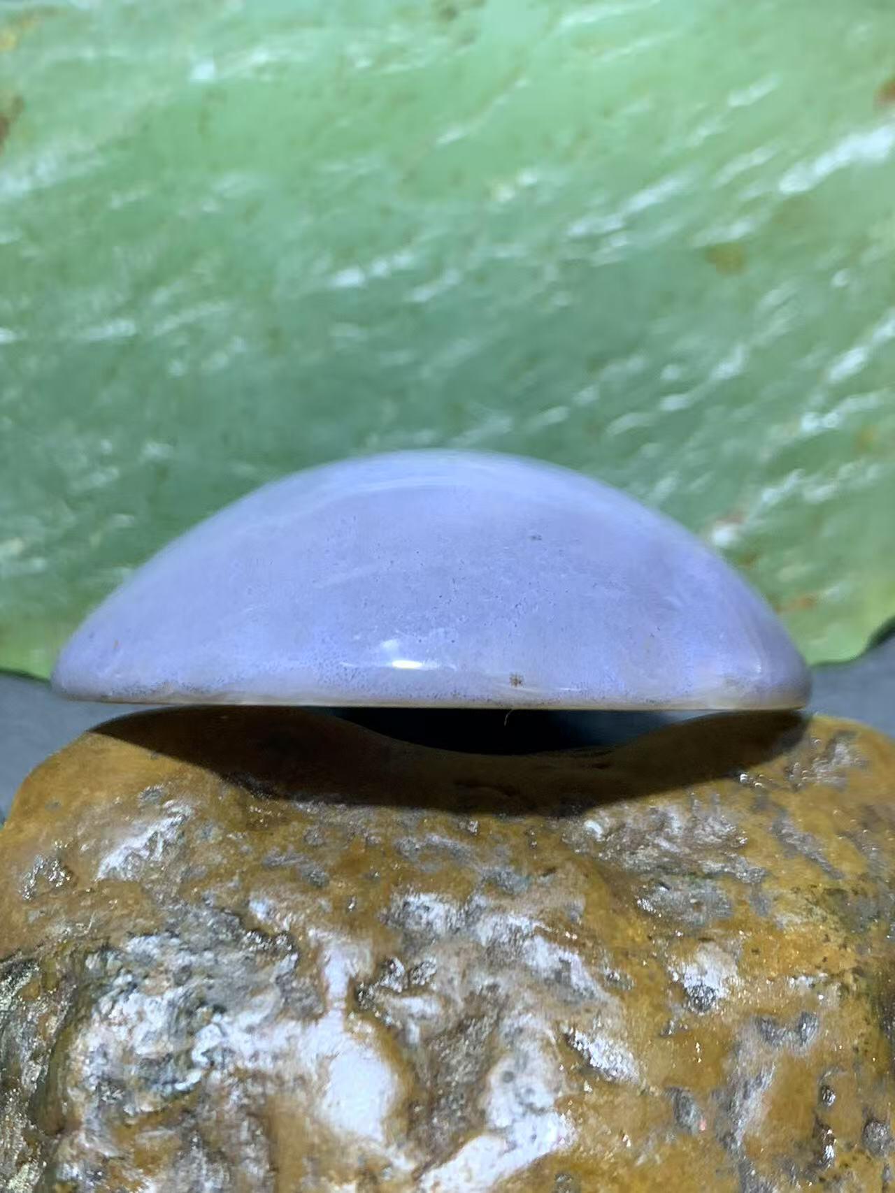 精美罕见战国红玛瑙冰飘蓝料牌子，吊坠一个