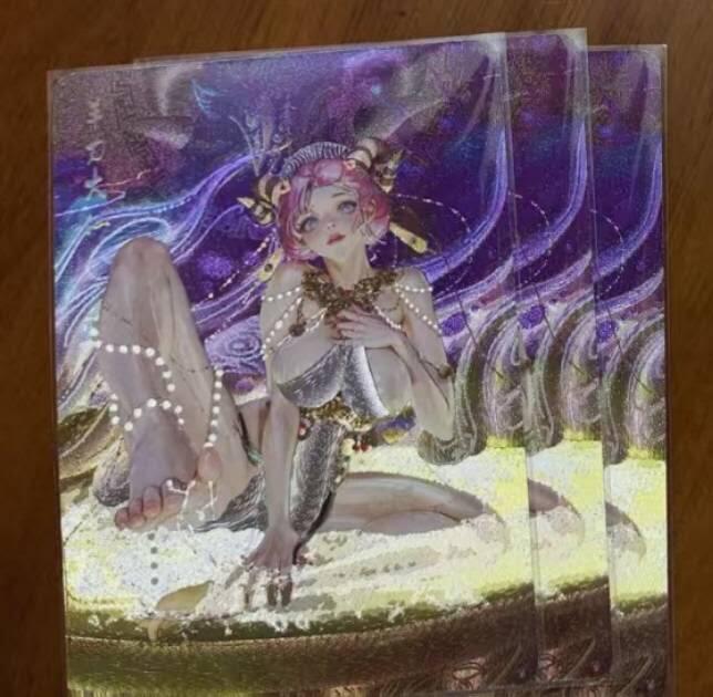龙虎卡牌第44场 （无佣金，满120包邮，欢迎送拍） 粗闪3张 燎原 幻西游 罐儿-羊力大仙三渐变