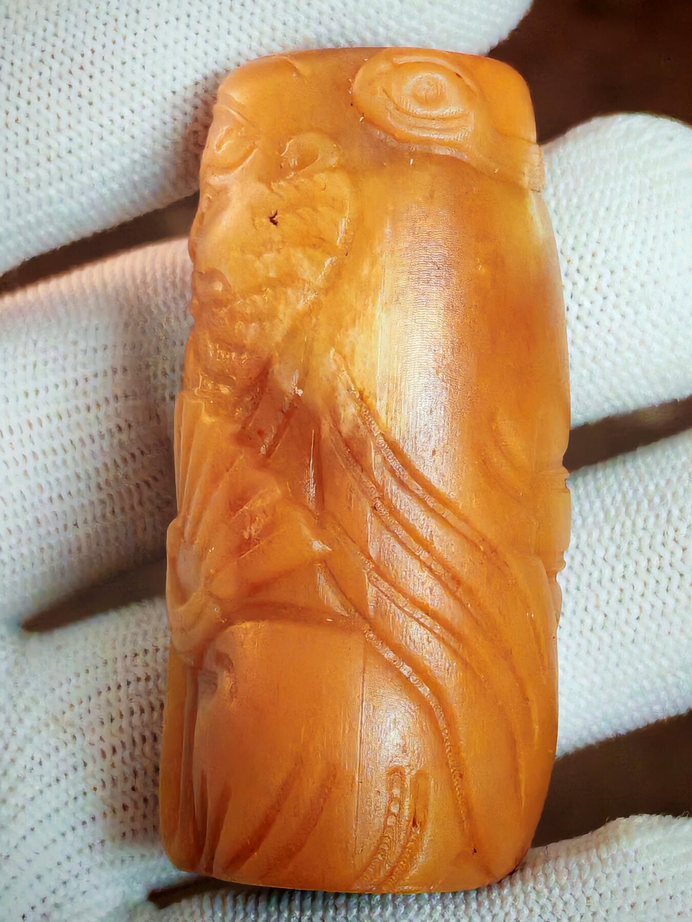 ❤️精工驼骨满工钟馗手把件(33012)尺寸55*27mm