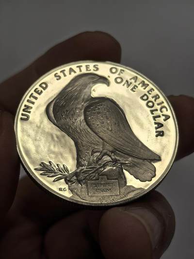 博洋堂世界钱币拍卖第129期（全场包邮） 美国1984年洛杉矶奥运会纪念1美圆