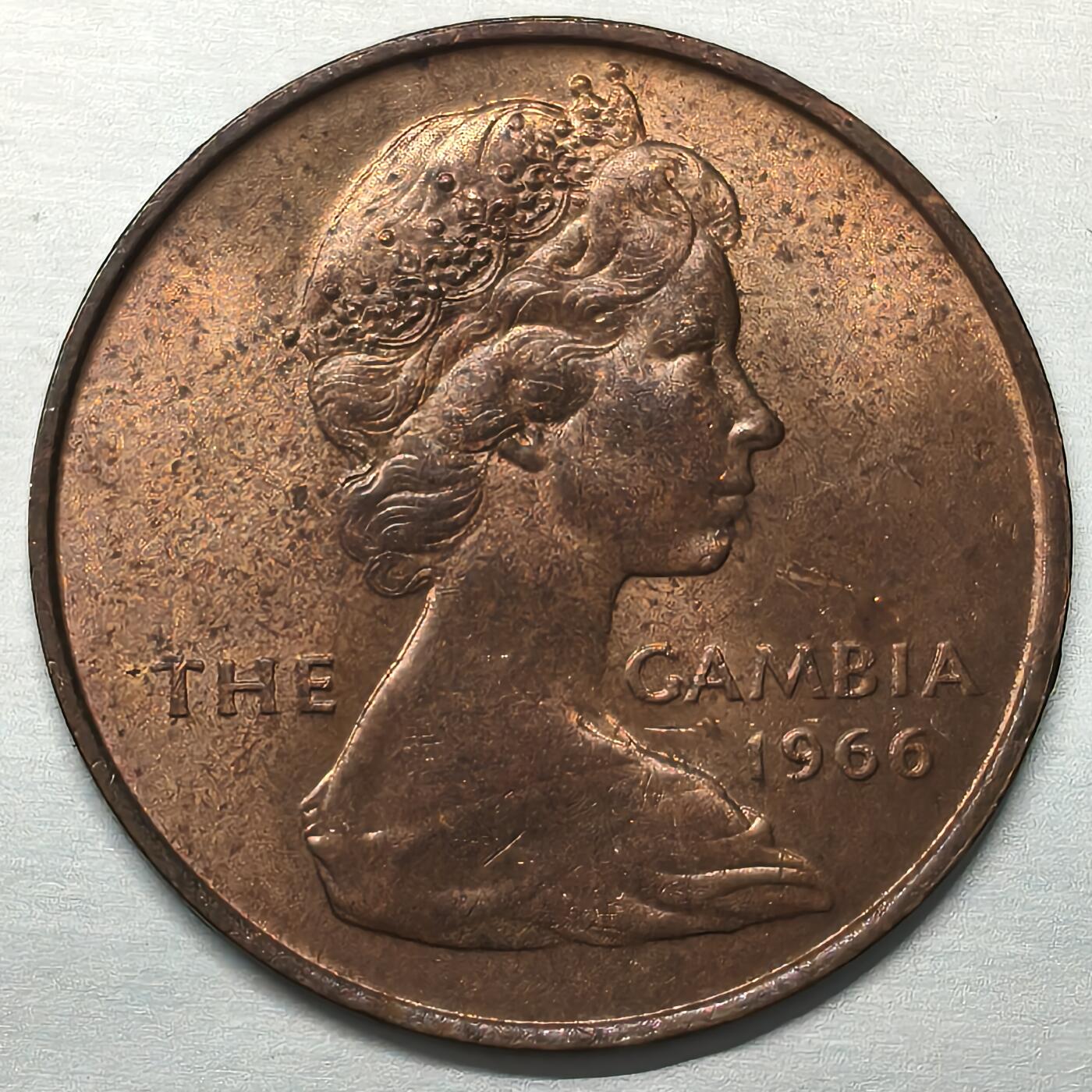 Krab外币市集Vol.17 冈比亚1966年1便士