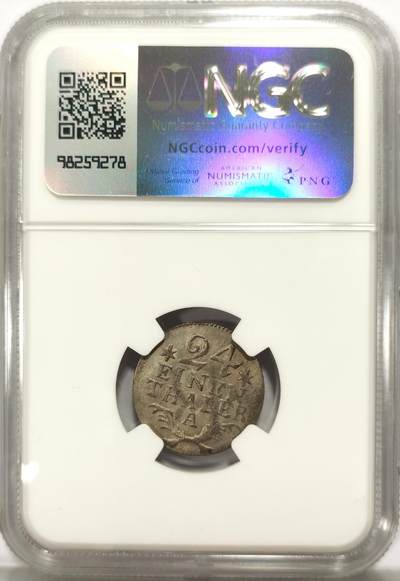 博洋堂世界钱币拍卖第129期（全场包邮） NGC MS64 德国普鲁士1783年腓特烈大帝1/24泰勒银币