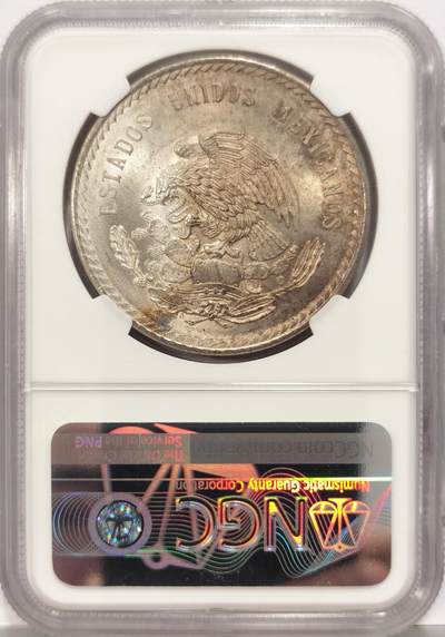 博洋堂世界钱币拍卖第129期（全场包邮） NGC MS64 墨西哥1948年酋长头像大比索，越来越热门的品种！