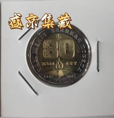 哈萨克斯坦2025年卫国战争胜利80周年纪念币 - 哈萨克斯坦2025年卫国战争胜利80周年纪念币