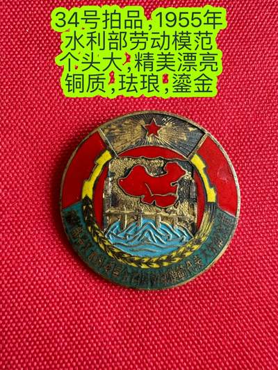 五哥徽章群   3号周四晚上八点4群联拍 - 1955年劳动模范