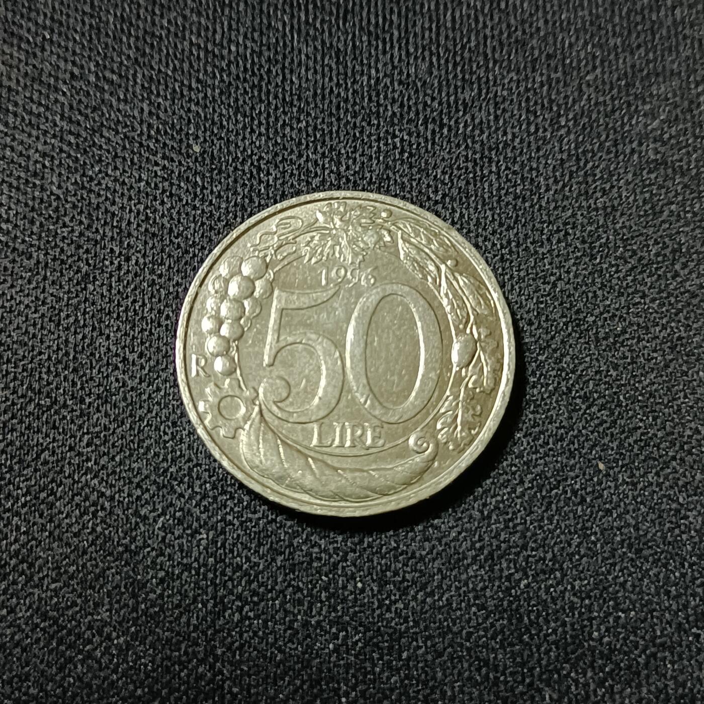 【游宝拍卖】乙巳蛇年53期 周六集拍 意大利-50里拉 1996年