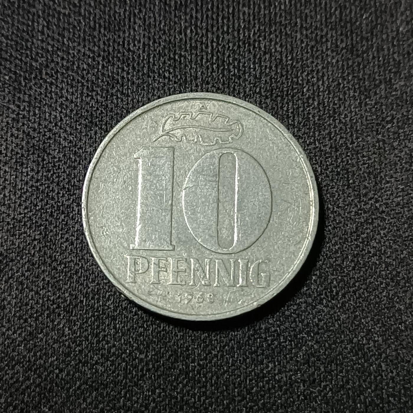 【游宝拍卖】乙巳蛇年53期 周六集拍 德国-10分 1968年
