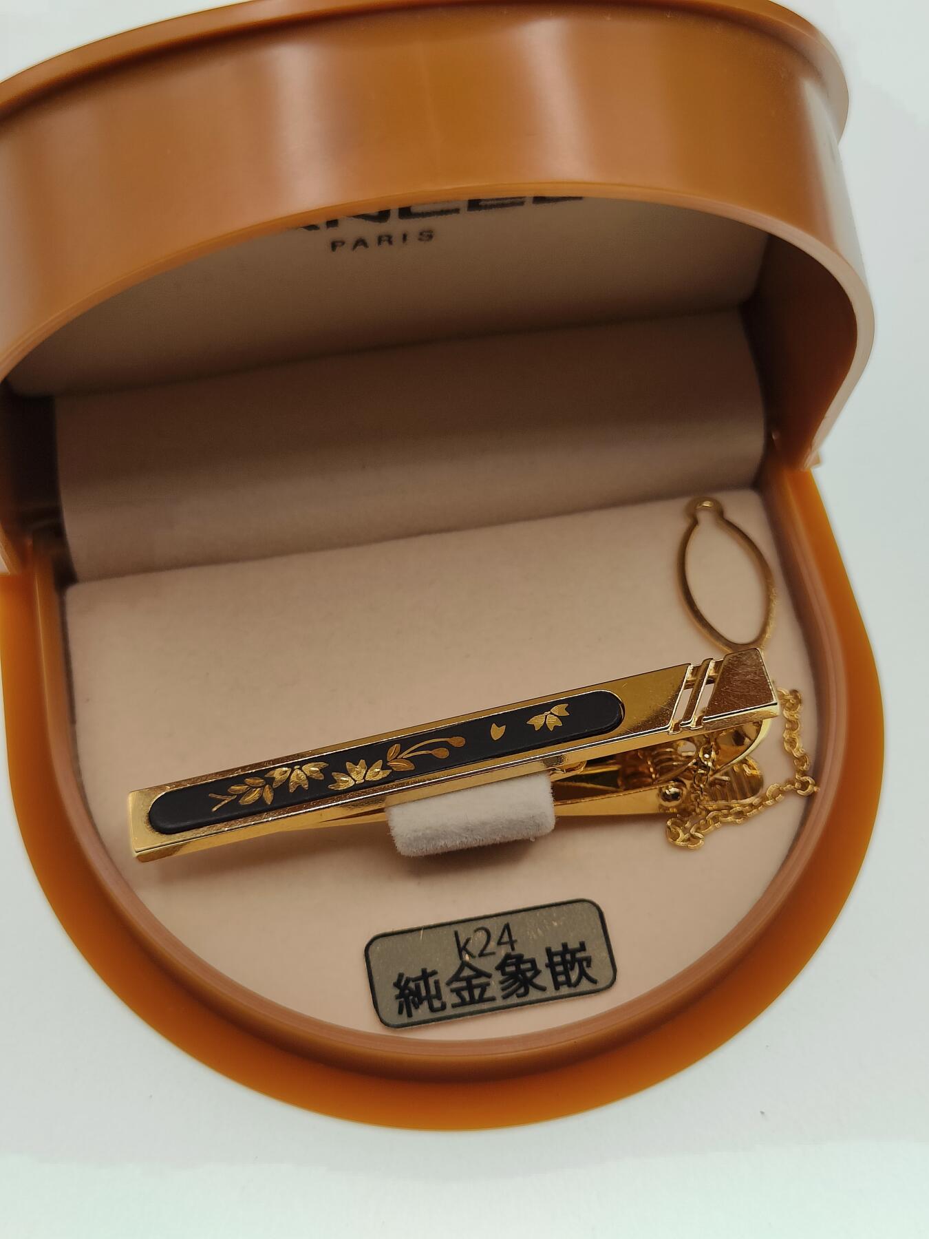 0元起拍勋章 第274期 咸鱼国勋章拍卖专场 7月6日（周日）下午6：00开始 日本24k纯金嵌片领带夹