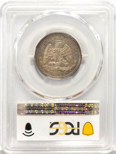 博洋堂世界钱币拍卖第129期（全场包邮） PCGS MS66 墨西哥1880年天平鹰洋25分，冠军分！五彩包浆细节一流。