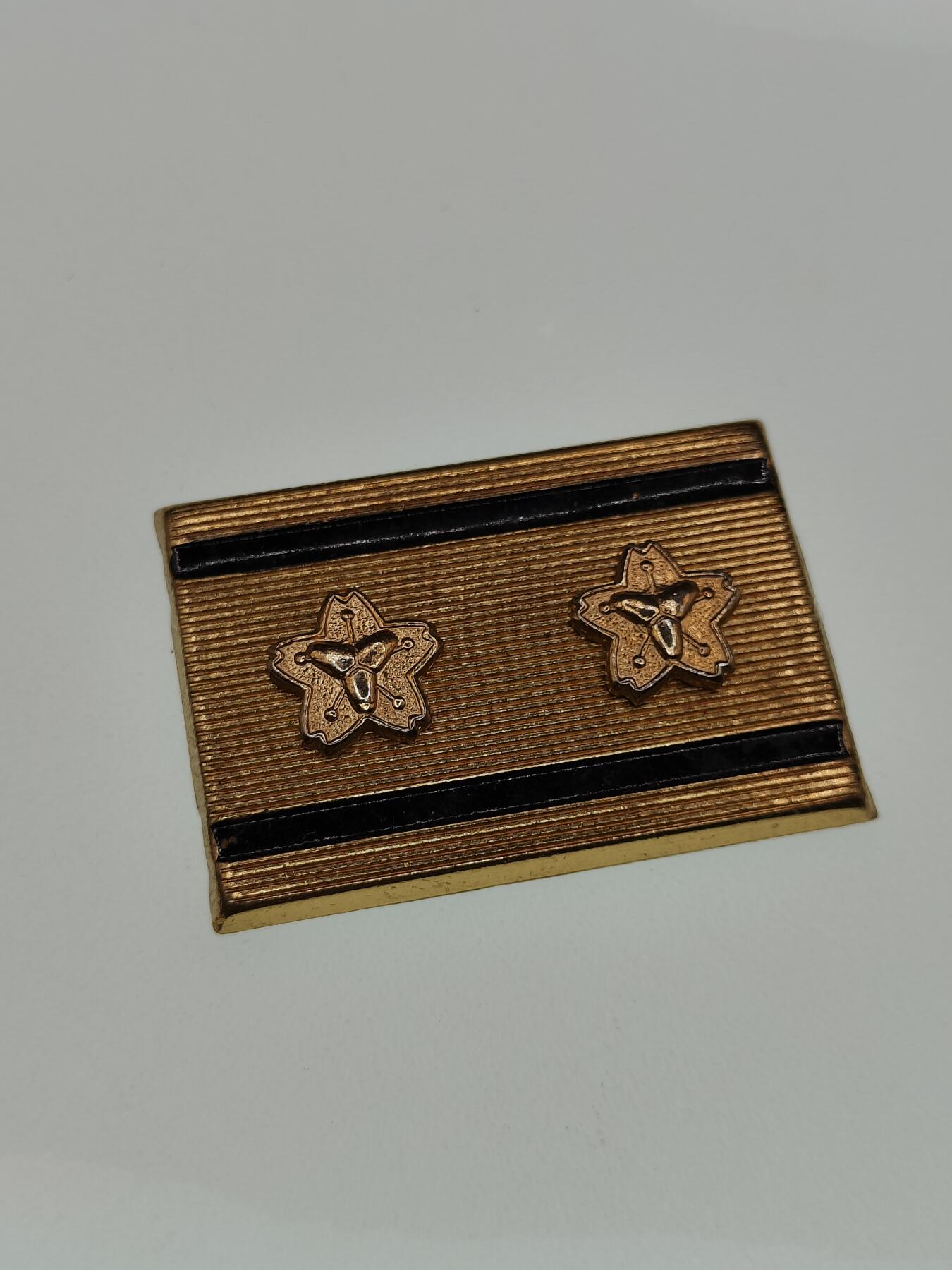 0元起拍勋章 第274期 咸鱼国勋章拍卖专场 7月6日（周日）下午6：00开始 日本消防团副团长阶级章 胸章 中将相当阶级