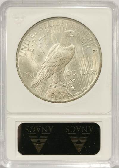 博洋堂世界钱币拍卖第129期（全场包邮） ANACS MS65 美国1923年和平鹰，现在难觅踪迹的经典小白盒。