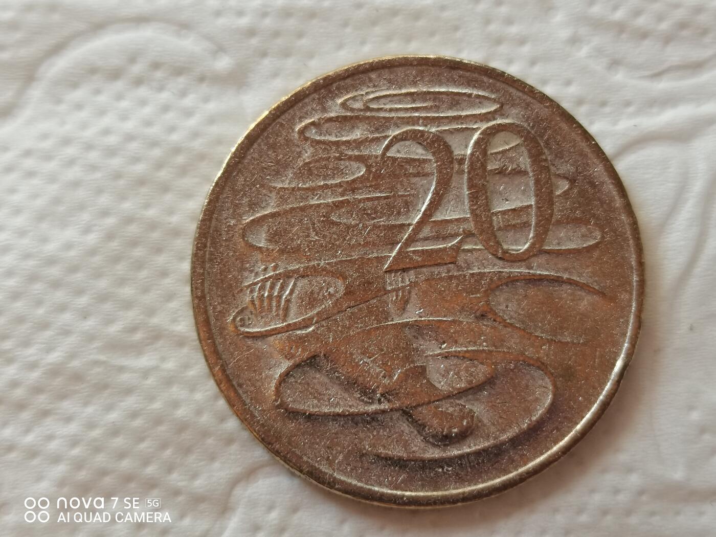 外币 澳大利亚20分