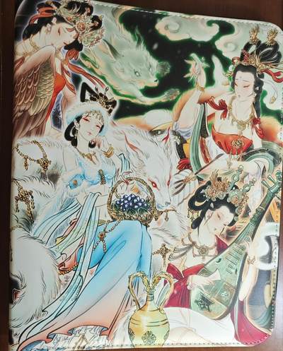 白泽拍卖卡牌手绘专场第20期（夕阳已下月初生，小暑才交雨渐晴） - 2024 焱卡文化 彫仙解语花系列 卡册一本+20页卡页 9宫（1）