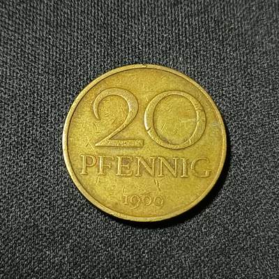 【游宝拍卖】乙巳蛇年53期 周六集拍 - 德国-20分 1969年