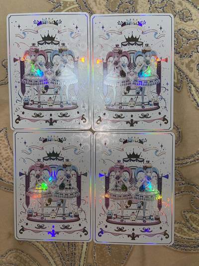 阳大大卡牌拍卖第67期（玄卡阁加场）（持续收拍品，周六晚上九点截拍，进群福利早知道） - 【裸卡】彩闪 双子4张