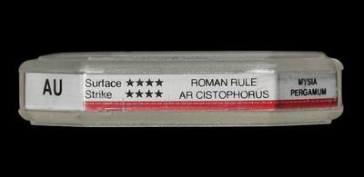 博洋堂世界钱币拍卖第129期（全场包邮） 法国GENI评级 古罗马统治希腊佩加蒙时期打制银币，币面和打制都是四星，AU状态，22mm，12.05g，五彩包浆极美，蛇年好题材，送礼佳品。佩加蒙是古希腊时期最重要的城市之一，公元前133年纳入罗马帝国治下，之后成为罗马帝国亚洲省的首都