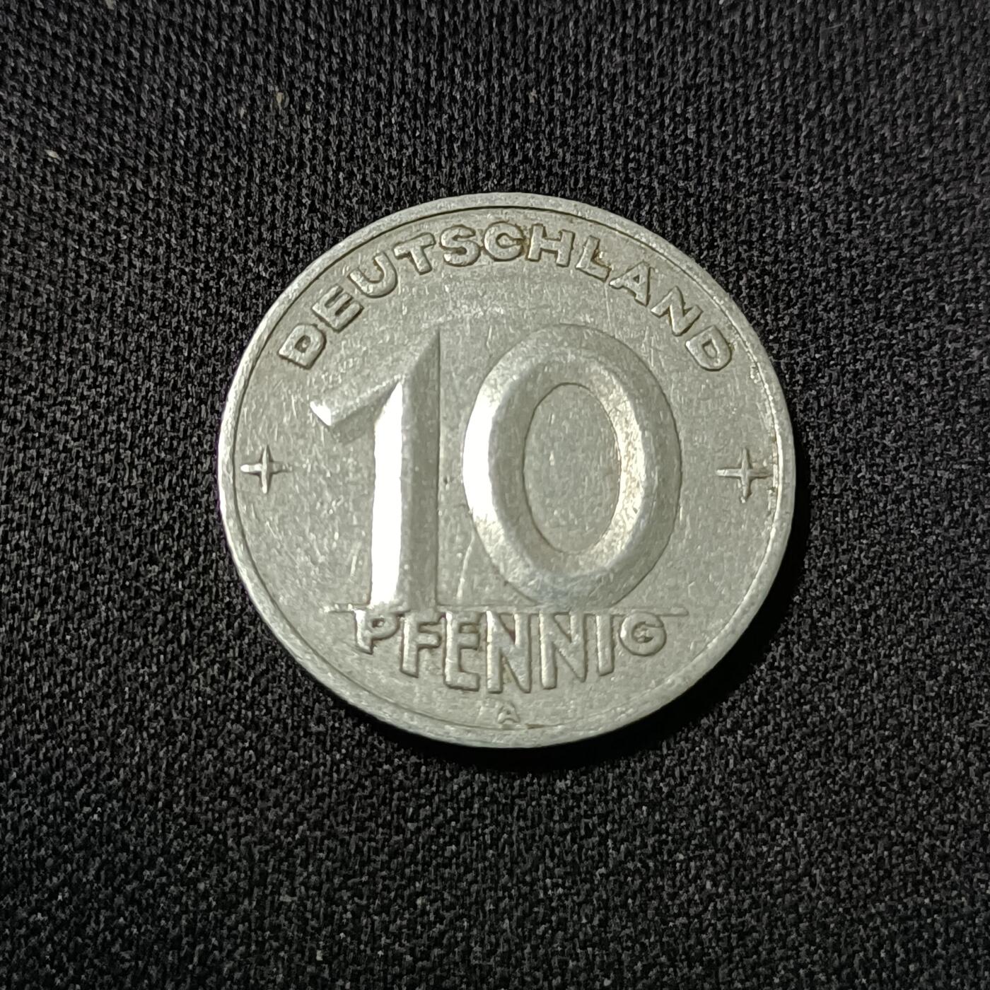 【游宝拍卖】乙巳蛇年53期 周六集拍 德国-10分 1950年 老版国徽