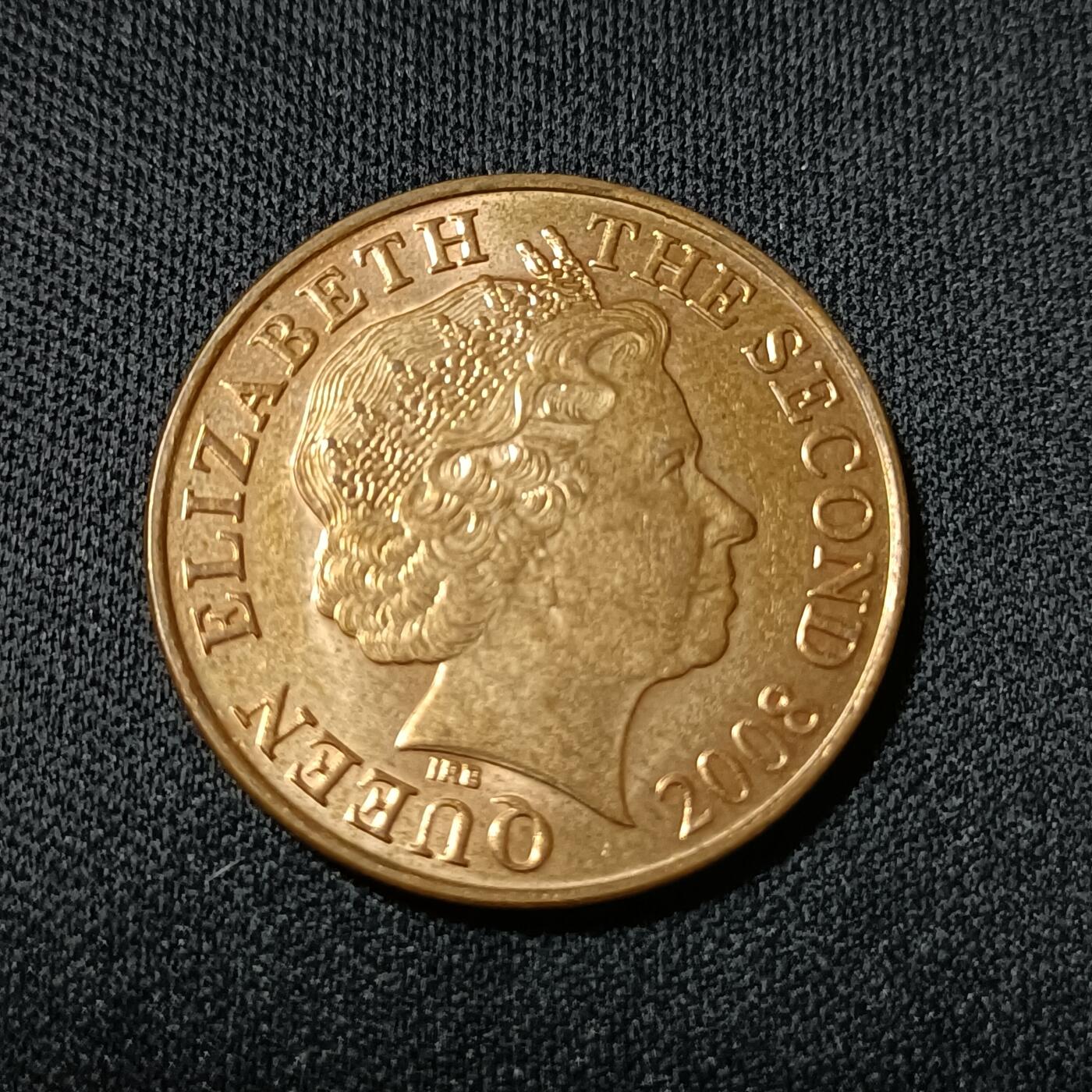 【游宝拍卖】乙巳蛇年53期 周六集拍 英属泽西-2便士 2008年