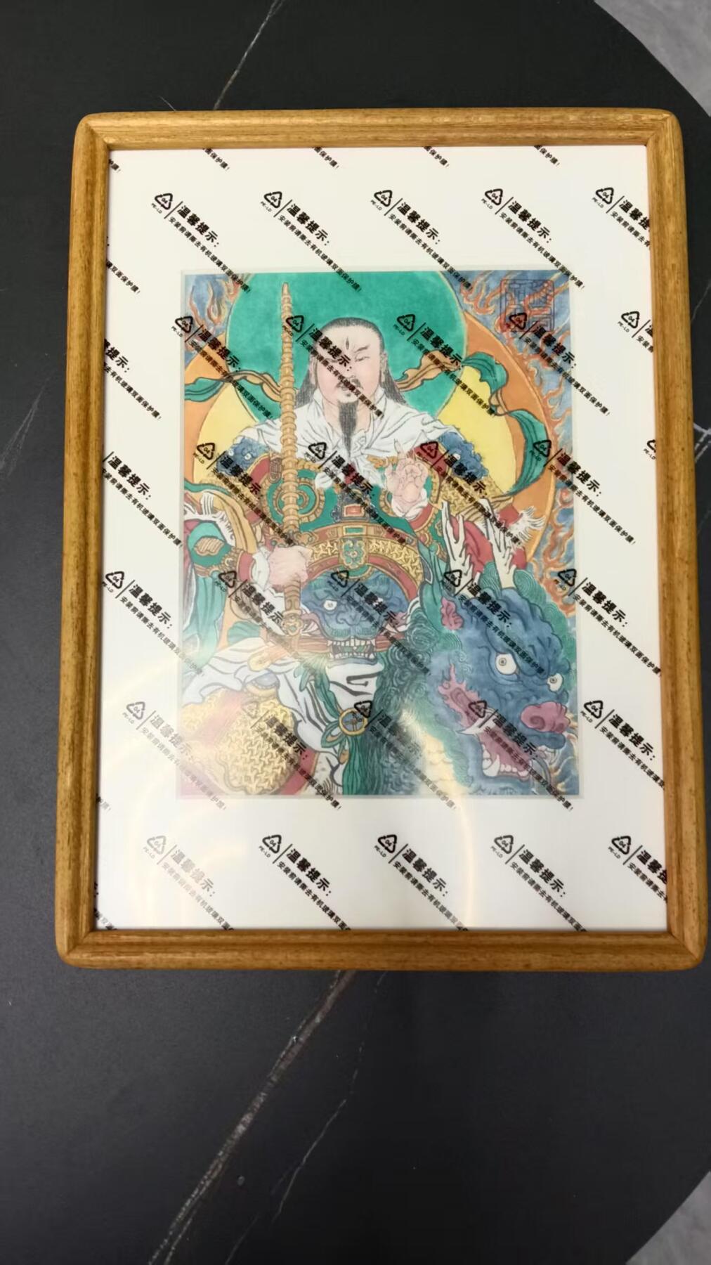天玑星卡拍第一百零一期《7.3 周四截拍》持续收拍收评中 满赠卡需备注 【手绘画】张先军 雷祖 A4尺寸 已装裱 该链接将到付单独发出 