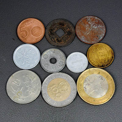 天业钱币散币、银币拍卖第99次专场 全场0元起拍0佣金转发分佣，欢迎围观参拍 - 散币10枚一起1
