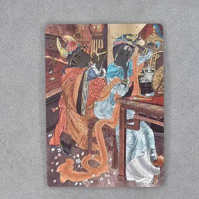 龙虎卡牌第四五场 （无佣金，满120包邮，欢迎送拍） - 粗闪卡 山衡一述 心染-王英扈三娘