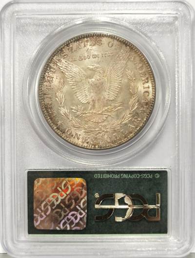 博洋堂世界钱币拍卖第129期（全场包邮） PCGS MS64 美国1898年O版摩根，PC早期绿色古董盒。