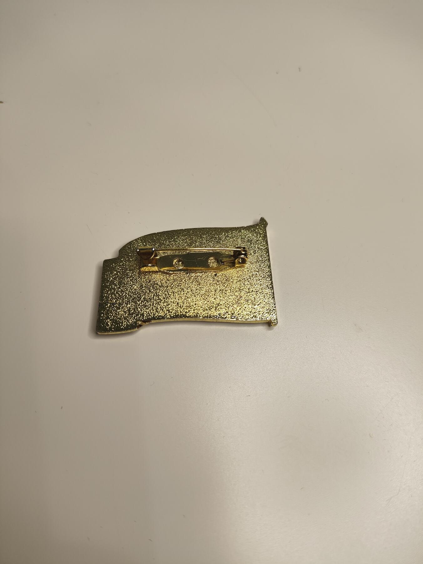 新时代收藏徽章红藏拍卖(第二十二场)   朝鲜二位太阳证章 朝鲜干部必须佩戴的证章