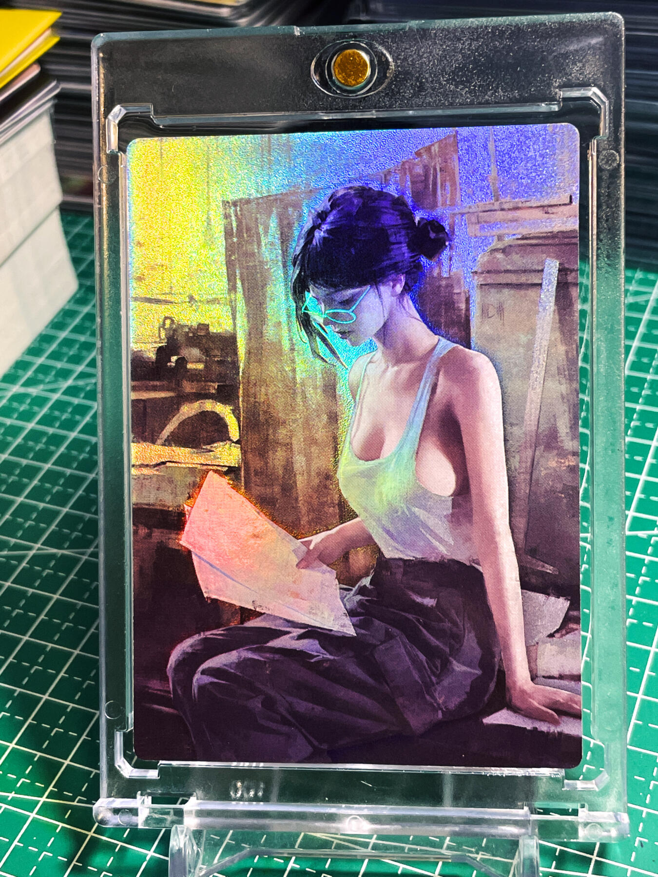 显眼宝22期 颜值精选·真 【带卡砖】众里寻她 在光里 很美的女朋友啦 一张 磨砂彩 63*88