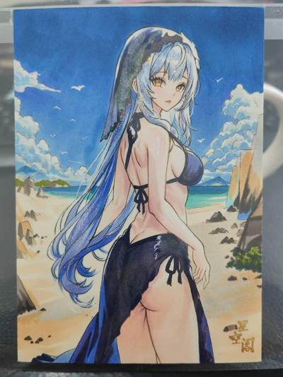 阳大大卡牌超级大甩拍第63期（周五晚上九点截拍，持续收拍品，进群福利早知道） - 【手绘大卡】楼兰公主  画师:鱼小小