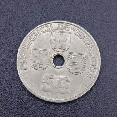 【淘币小摊】实时拍第六百七十六拍 散币银币场  满百包邮可预留二周 每周一统一发货   - 比利时1938年5分镍币