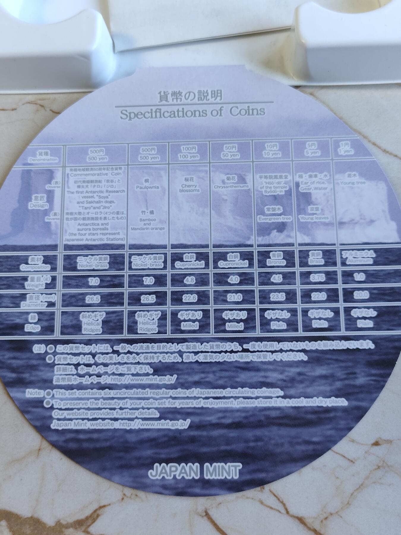 第165期拍卖【长期征集拍品】 日本2007年南极地域观测50周年纪念套币