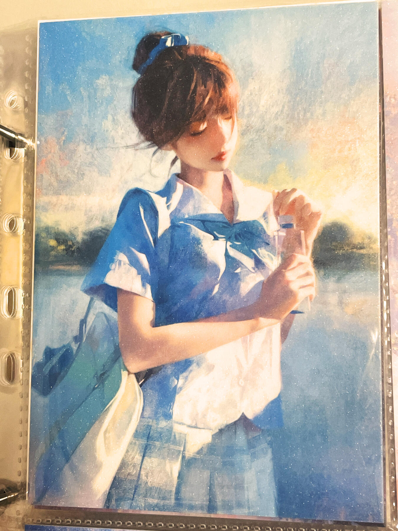 显眼宝22期 颜值精选·真 青春女友16号 A6钻闪（磨砂手感）（明信片尺寸）封顶20先到先得