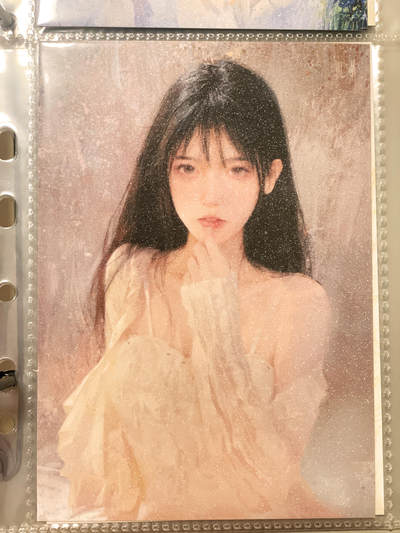 显眼宝22期 颜值精选·真 - 青春女友1号 最美 A6钻闪（磨砂手感）（明信片尺寸）封顶20先到先得